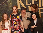 Momo Beier, Karoli9ne Herfurth, Axel Prahl, Suzanne von Borsody, Luis Vorbach bei der Deutschlandpremiere von DIE KLEINE HEXE (&copy;Foto:Martin Schmitz)